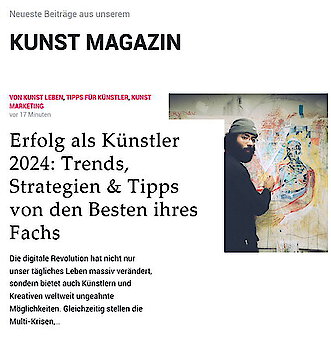 Erfolg als Künstler 2024